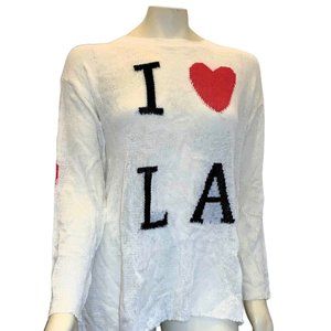 I Love LA Sheer Sweater